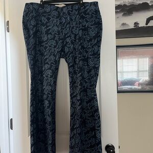 Soft Surroundings Black and Navy Denim Jeans